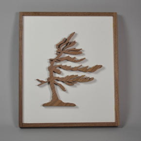 Wood Group of Seven minimalist framed art
